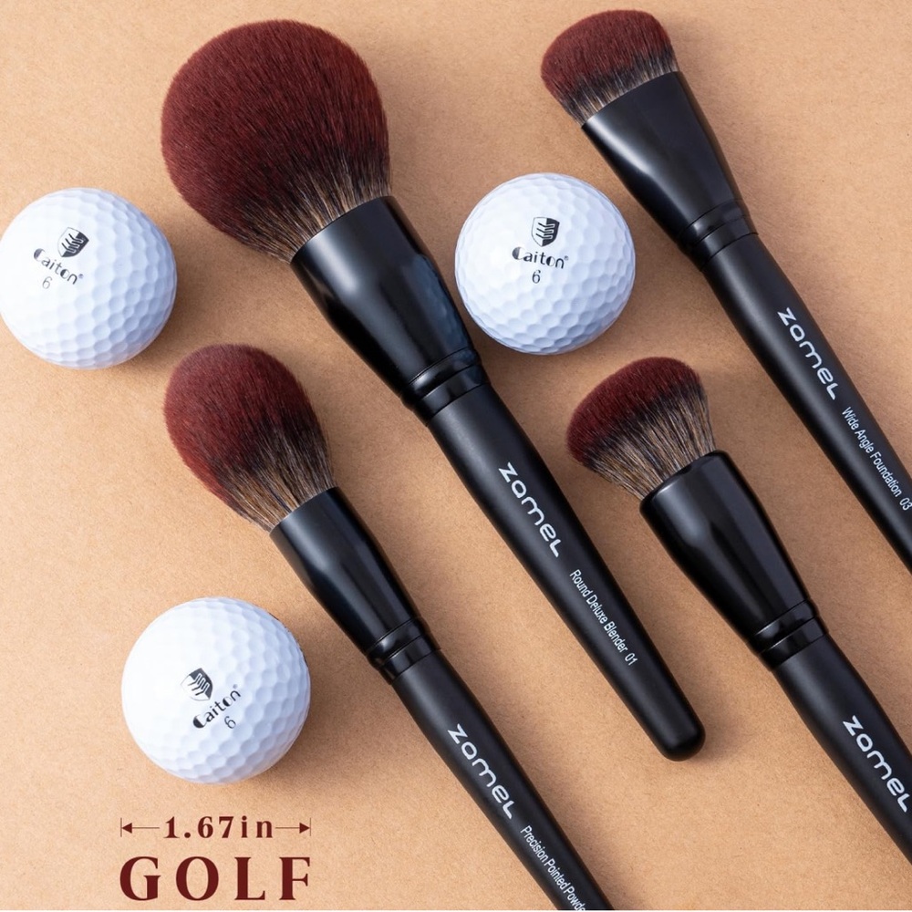 26Pcs Black labeled Makeup Brushes Set Professional, Full Face ULTRA SOFT - Picture 10 of 13